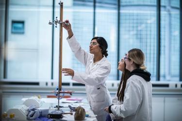 Students using our lab space