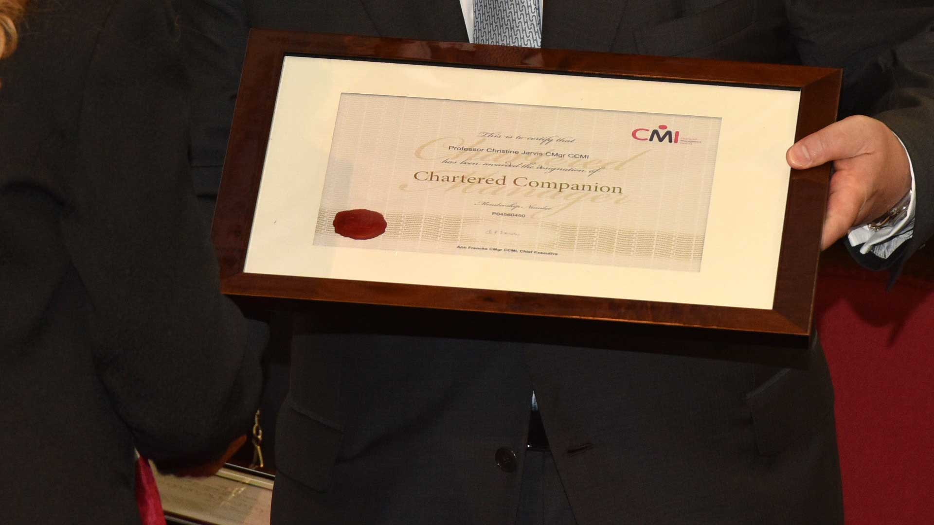CMI certificate