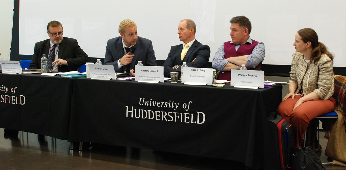 Panelists Mark Burns-Williamson, Andrew Smith, Andrew Leonard, Gordon Laing and Phillipa Roberts