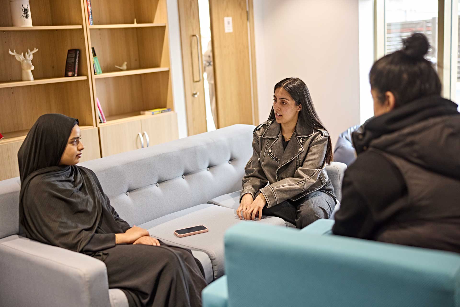 Simulated home visit allows students to apply theory to practice.